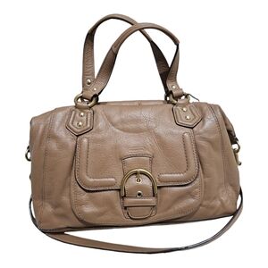 Coach Campbell Bag Vintage Y2K Doctor Satchel Small Tan Leather purse vtg